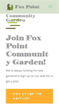 Mobile Screenshot of foxpointgarden.org